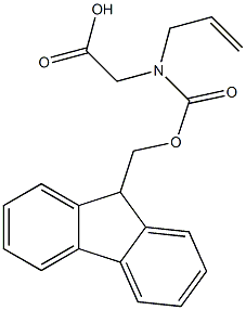 Fmoc-N-(allyl)-glycine 化学構造式