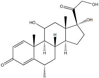 6A-methylprednisolone 化学構造式