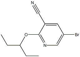 5-bromo-2-(pentan-3-yloxy)pyridine-3-carbonitrile