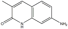 7-AMino-3-Methylquinolin-2(1H)-one,,结构式