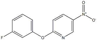 2-(3-fluorophenoxy)-5-nitropyridine Structure