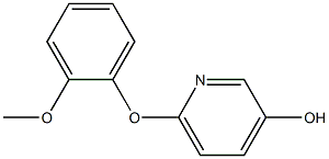 6-(2-Methoxyphenoxy)pyridin-3-ol 结构式