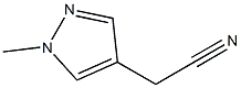 (1-Methyl-1H-pyrazol-4-yl)acetonitrile 结构式