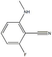 2-Fluoro-6-(methylamino)benzenecarbonitrile Structure