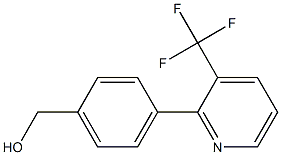 {4-[3-(Trifluoromethyl)pyridin-2-yl]phenyl}methanol,,结构式
