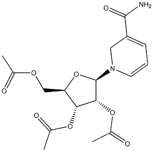 1-(2,3,5-Tri-O-acetyl-b-D-ribofuranosyl)nicotinamide Structure