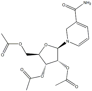 1-(2,3,5-Tri-O-acetyl-b-D-ribofuranosyl)nicotinamide 结构式