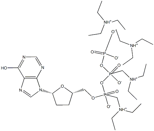 2',3'-Dideoxyinosine-5'-triphosphate triethyammonium salt Struktur