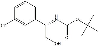 (S)-(1-(3-Chlorophenyl)-2-hydroxyethyl)carbamic acid tert-butyl ester