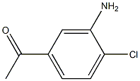 1-(3-氨基-4-氯苯基)乙烷-1-酮,,结构式