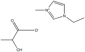 1-乙基-3-甲基咪唑乳酸,,结构式