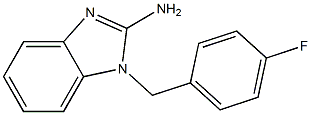 1-p-fluorobenzyl-2-aminobenzimidazole Struktur