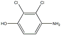 2,3-二氯-4-氨基苯酚,,结构式