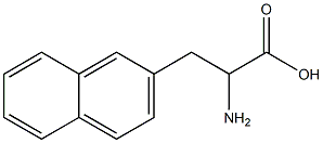 3- (2-naphthyl) -DL-alanine Struktur