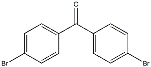 4,4'-dibromobenzophenone 化学構造式