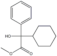 A-环己基扁桃酸甲酯 结构式