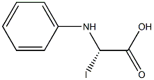 2-碘-L-苯甘氨酸 结构式