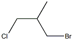 2-methyl-1-bromo-3-chloropropane 化学構造式