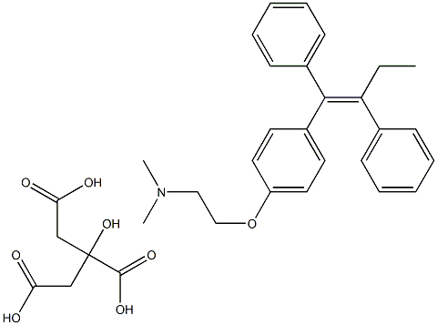 Tamoxifen citrate Structure