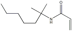 N-叔辛基丙烯酰胺, , 结构式