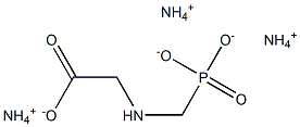 Glyphosate ammonium salt granules Struktur