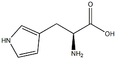 3-(3-吡咯基)-L-丙氨酸, , 结构式