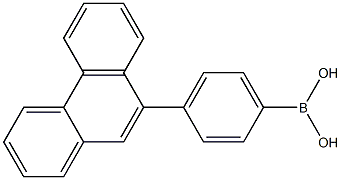 4-(9'-phenanthryl)benzeneboronic acid 化学構造式