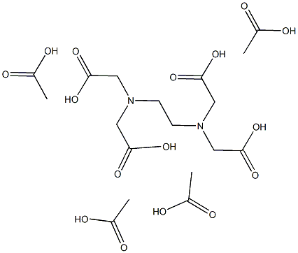 edta四乙酸, , 结构式