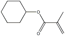 Cyclohexyl methacrylate 化学構造式