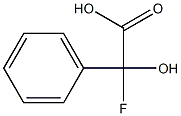 Fluoromandelic acid Struktur