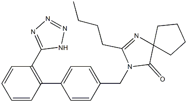 厄贝沙坦杂质6, , 结构式