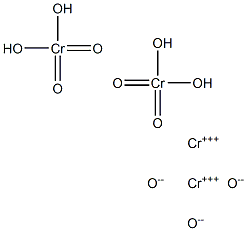 Chromic acid/chromium oxide aqueous solution (4%) Struktur