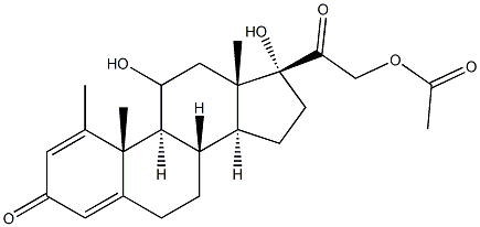 甲基泼尼松龙EP杂质K,,结构式