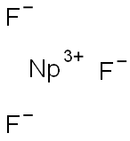 neptunium trifluoride Struktur