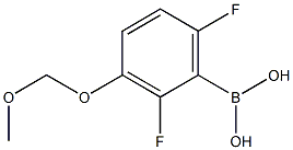2,6-二氟-3-甲氧基甲氧基苯硼酸,,结构式
