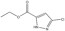 5-Chloro-2H-pyrazole-3-carboxylic acid ethyl ester 结构式