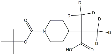 2-(1-(tert-butoxycarbonyl)piperidin-4-yl)-3,3,3,4,4,4-hexadeuterioisobutyric acid