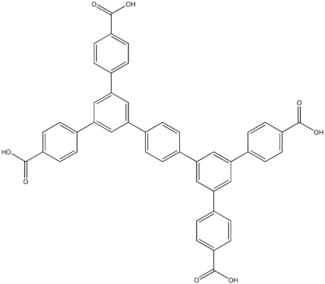 3,3'',5,5''-tetrakis(4-carboxyphenyl)-p-terphenyl Structure