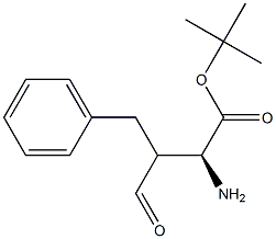 Boc-(S)-3-amino-2-benzylpropanal Structure