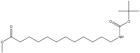 N-Boc-12-amino Dodecanoic Acid Methyl Ester,1031684-74-8,结构式
