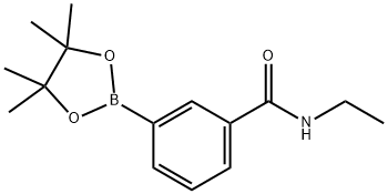 3-(N-Ethylaminocarbonyl)phenylboronic acid pinacol ester 化学構造式