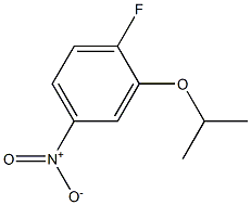 1-Fluoro-2-isopropoxy-4-nitrobenzene Struktur
