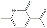 3-Acetyl-6-methyl-1H-pyridin-2-one Structure