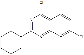 4,7-Dichloro-2-cyclohexylquinazoline Struktur