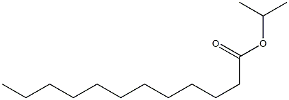 Isopropyl dodecanoate Structure