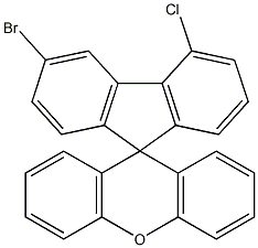 3-bromo-5-chlorospiro[fluorene-9,9'-xanthene] Structure