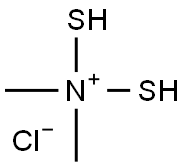 Dimercaptodimethylammonium chloride Structure