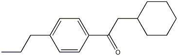 P-propylcyclohexylacetophenone Structure