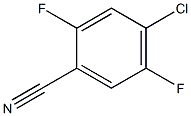 4-chloro-2,5-difluorobenzonitrile Structure