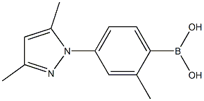 (4-(3,5-Dimethyl-1H-pyrazol-1-yl)-2-methylphenyl)boronic acid Structure